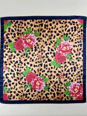 Animal Print Floral Beautiful Scarf/ Purse Scarf NEW